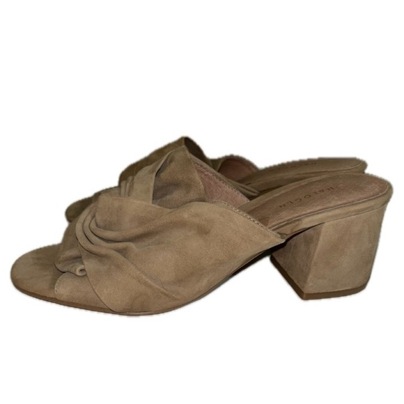 Halogen Womens Size 7M Suede Farrah Knot Top Slide Mule Sandal - Picture 6 of 10